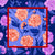 Fetolia | Paeonia Blossoms – Royal Blue Ciel Scarf