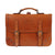 The Dust Company | Leather Briefcase In Cuoio Brown