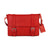 The Dust Company | Leather Crossbody Bag In Cuoio Red