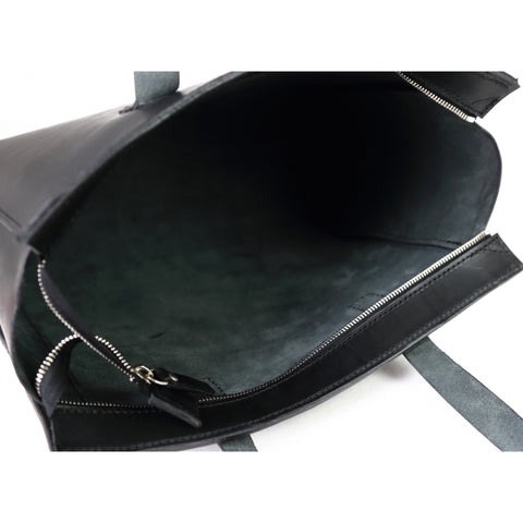 The Dust Company | Leather Shoulder Bag In Cuoio Black