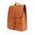 The Dust Company | Leather Backpack In Cuoio Brown