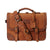 The Dust Company | Leather Briefcase In Heritage Brown