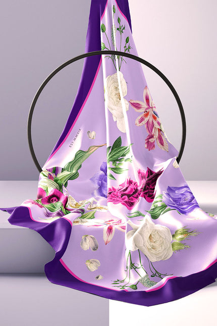 Fetolia | Secret Garden – Blue Pink Scarf