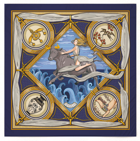 Fetolia | The Abduction of Europa – Blue Scarf
