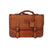 The Dust Company | Leather Briefcase In Heritage Brown