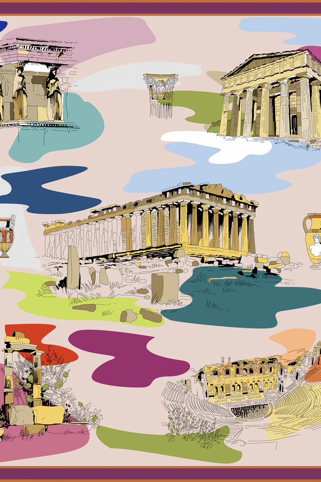 Fetolia | Walking in Athens Scarf