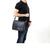 The Dust Company | Leather Messenger In Cuoio Black