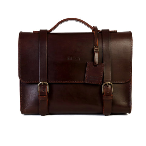 The Dust Company | Leather Briefcase Havana Mod 125